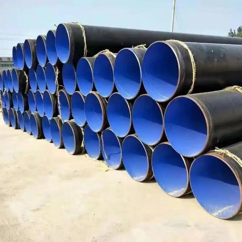 Plastic coated pipe